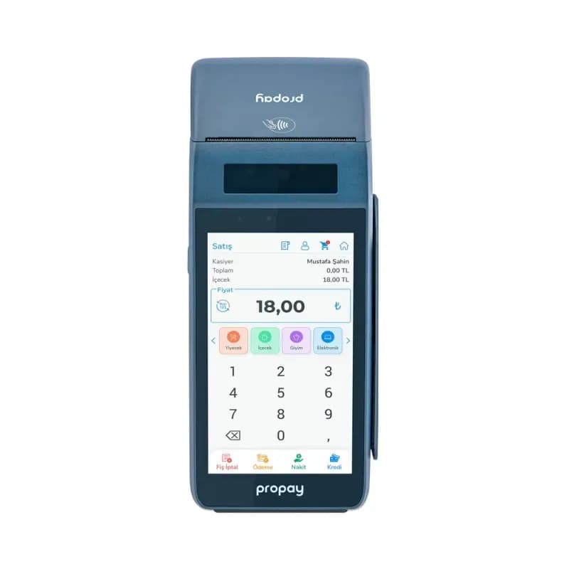 Propay P1000 Android Yazarkasa POS: En Hızlı ve Güvenli Yeni Nesil ÖKC